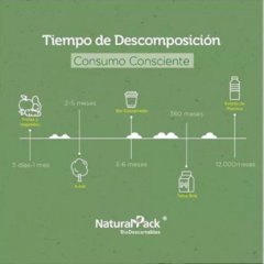 Tenedor Biodegradable sustentable x25 unidades en internet