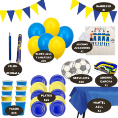 Kit Cumpleaños Boca Junior - comprar online