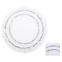 Plato de sitio + Porta Servilleta/Cubiertos x50un
