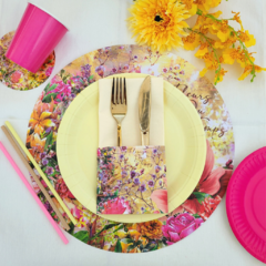 Plato De Sitio Fleurs Du Temps - Planeta Fiesta