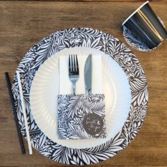 Plato De Sitio Be Bright Negro - Planeta Fiesta