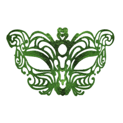 Antifaz Gibre Calado Verde
