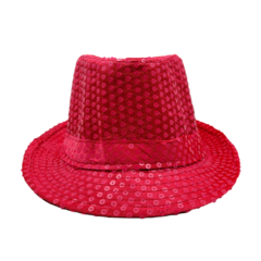 Sombrero Con Lentejuelas Rosa