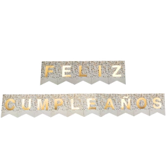 Banderin Feliz Cumpleaños Confetti