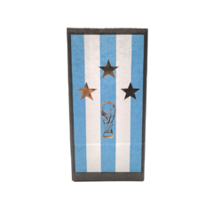 Bolsitas Papel Golosinera Argentina Stamping 3 Estrellas en Dorado - comprar online