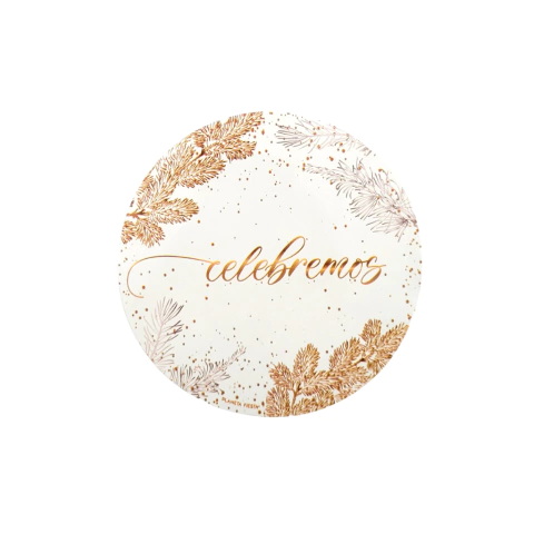 Posavaso Celebremos Blanco X 10U - comprar online