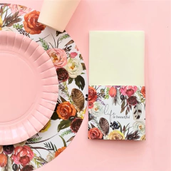 Plato De Sitio Life Is Beautiful Floreado - Planeta Fiesta