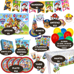 Kit Combo Cumpleaños Paw Patrol en internet