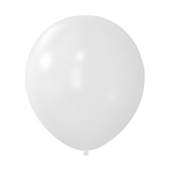 Piñata Globo Gigante 24" Lisa Blanca