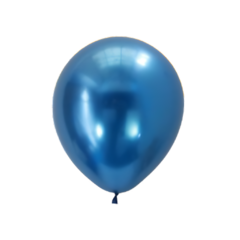 Globo Ball Chrome Azul x10 Un