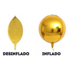 Globo Orbz Metalizado - Planeta Fiesta