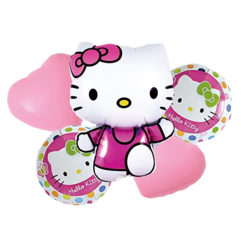 Set de Globos Hello Kitty x5 Piezas - comprar online