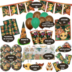 Kit Combo Cumpleaños Animalitos Disney - comprar online