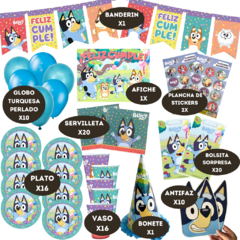 Kit Combo Cumpleaños Bluey - comprar online