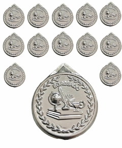 Mini Medallas Egrtesado x12 Plateado - comprar online