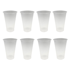 Vaso Geo Flexible Transparente X10 Unidades - comprar online