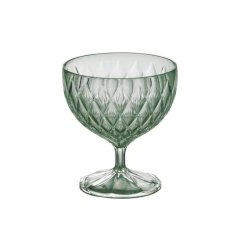 Copa Postre Glamour Verde Esmeralda 350 Ml x6 unidades en internet