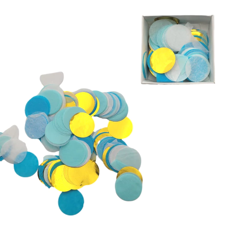 Confetti Celeste/ Dorado