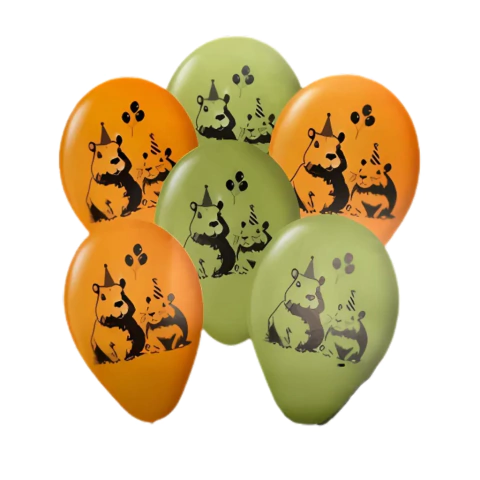 GLOBO 12" PREMIUM Carpincho Capibara X 6 UN