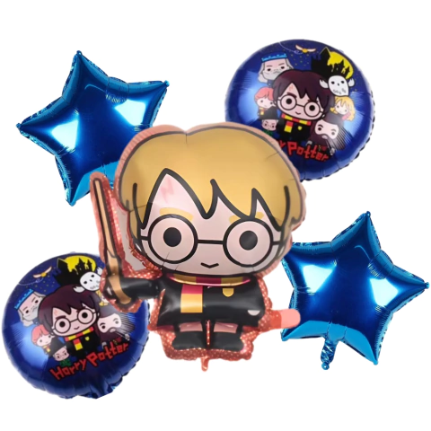 Set de Globos Harry Potter x5 Piezas - comprar online