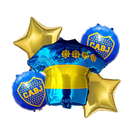Set de Globos Boca | CABJ x5 Piezas
