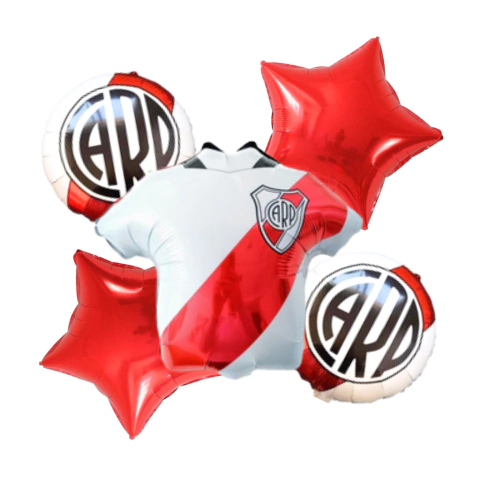 Set de Globos River | CARP x5 Piezas