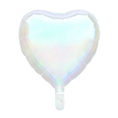 Globo 18" Corazon Iridiscente x1 Un