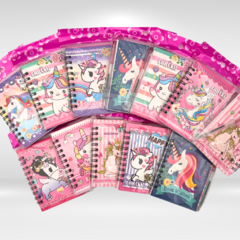 Anotador Unicornio + Lapicera x6 Un