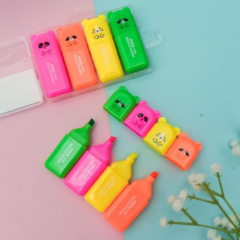 Mini Resaltadores Fluo x4 Un en internet