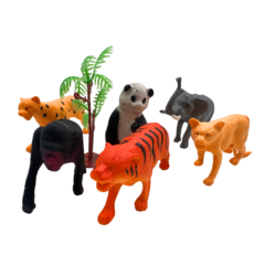 Set de Animales de la Selva Surtidos x6 un