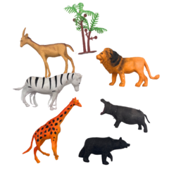 Set de Animales de la Selva Surtidos x6 un en internet