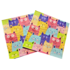Servilleta Tissue Premium X20 Un Gatitos