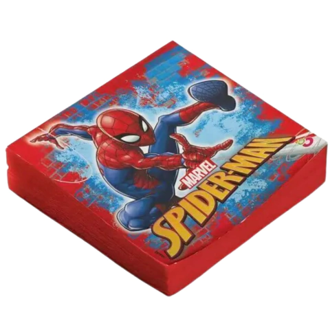Servilleta Premium x20 Un Spiderman