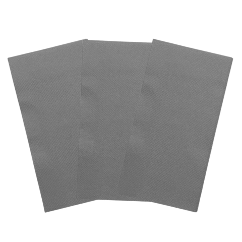SERVILLETA PREMIUM SIMIL TELA E 33X40 1/6 GRIS X50 UN