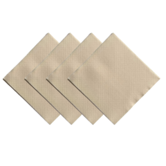 SERVILLETA PREMIUM SOFT TISSUE E 23X23 COPETIN POSTRE CREMA X50 UN