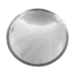 Plato Metal 17.5cm Plata X 10 Un