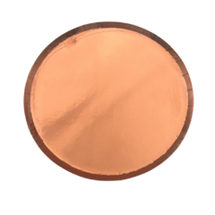Plato Metal 17.5cm Rose Gold X 10 Un