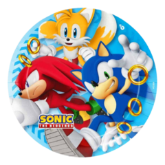 Plato Carton 18 Cm Sonic X8 Un