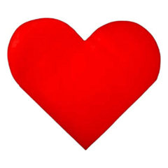 Servilleta de Papel Corazon Rojo x12 Un