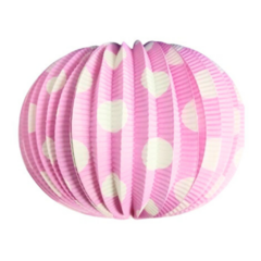 Pelota Acordeon Lunares Rosa x1 Un