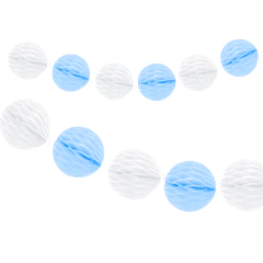 Guirnalda de Papel Pom Pom Argentina x1 Un 2.2 metros