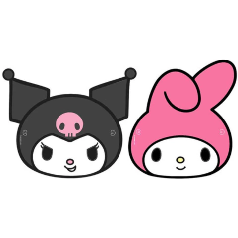 Antifaz Kuromi y My Melody X10 Un - comprar online
