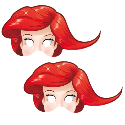 Antifaz La Sirenita x8 Un - comprar online