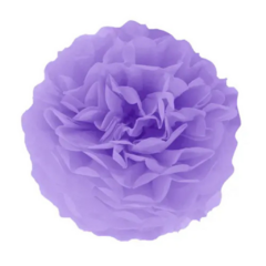 Guirnalda Pelota Pom Pom Violeta 10"