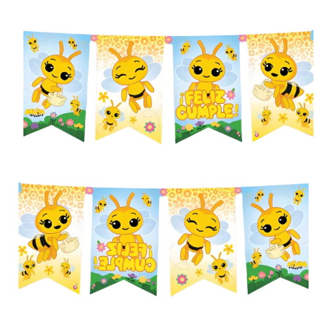 Banderin Feliz Cumple x1 Abejita