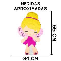 Piñata Artesanal Hada Rosa - comprar online