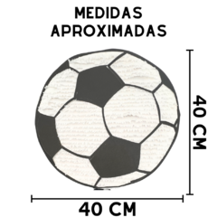 Piñata Artesanal Pelota de Futbol - comprar online