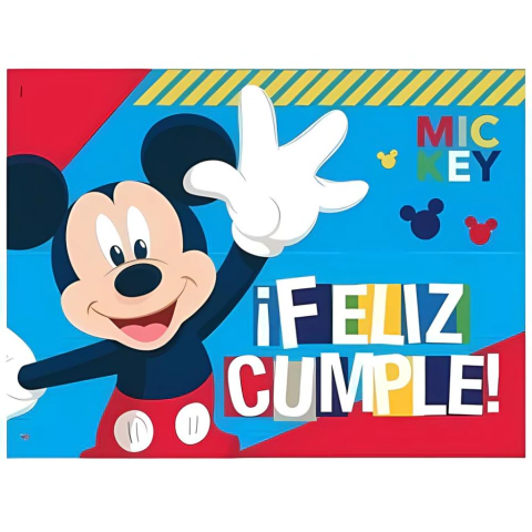 Afiche Feliz Cumple x1 Mickey