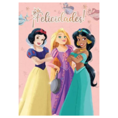 Afiche Felicidades Princesas x1