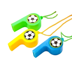 Silbatos Estampado Pelota x12 un